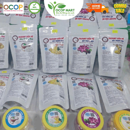 sữa chua dê sấy - đặc sản Tiền Giang